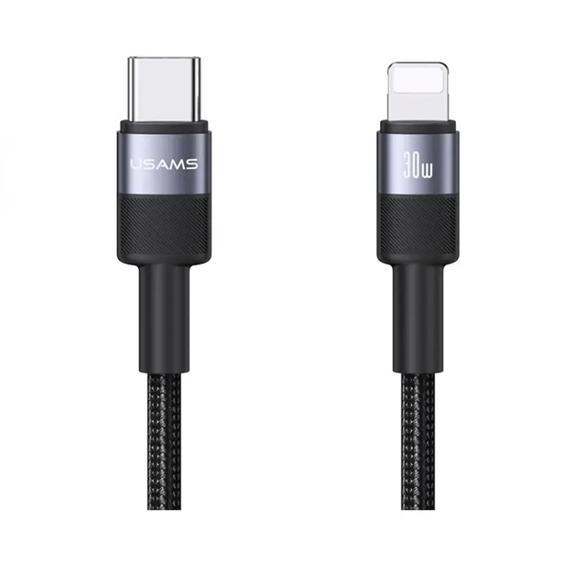 Usems USB-C to Lightning charging cable model US-SJ729 1.2M 30W